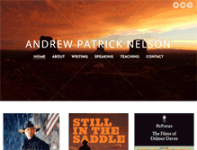 Tablet Screenshot of andrewpnelson.com